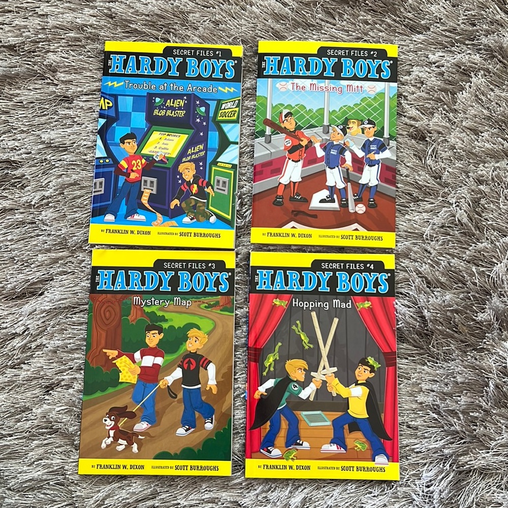 The Hardy Boys Books Set of Four